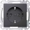 Merten MEG2301-0414, Typ F, Anthrazit, 250 V, 16 A, 1 Produktbild-Vorschau 4
