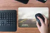 MuchoWow® Mauspad Mousepad Bus - Berge - Wolken 27x18 cm - Produktbild-Vorschau 4