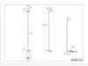 Lampa podłogowa LED, zielona, elastyczna, wys. 145 cm Podgląd zdjęcia produktu 5
