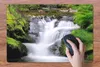 MuchoWow® Schreibtischunterlage Wasser - Natur - Wasserfall Produktbild-Vorschau 3