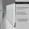 Artforma Badspiegel 120x90 cm - mit LED Beleuchtung - LED Produktbild-Vorschau 2