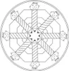 gondolino GmbH MANDALAS BLAU Sonstige Produktbild-Vorschau 2