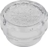 A close-up, isolated shot of a clear glass oven lamp cover. Anteprima dell’immagine prodotto