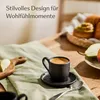 Espressotassen Schwarz Matt 6er Set Produktbild-Vorschau 3