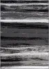 A close-up, abstract view of a rug with horizontal stripes. Produktbild-Vorschau