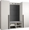 Garderobe MIRO Set 9 mit gepolsterten Paneelen Industrial Produktbild-Vorschau 1