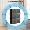 WOLTU Schuhboxen stapelbar, mit 6 Stapelboxen, DIY Produktbild-Vorschau 5