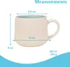 Intirilife Kaffeetasse 3D Teetasse mit Kuh - 300 ml Produktbild-Vorschau 4