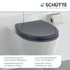 SCHÜTTE Duroplast WC-Sitz ANTHRAZIT, mit Absenkautomatik Produktbild-Vorschau 7
