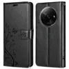 Handy Tasche für Xiaomi Redmi A3 Handyhülle Blumen Hülle Produktbild-Vorschau 3