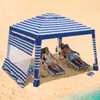 Sekey Strandmuschel Pop Up 240 x 240 cm für 4 Personen mit Produktbild-Vorschau 2