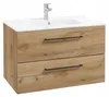 Stamar wastafelonderkast met wastafel, eikenhout Craft Productafbeelding-voorbeeld 1