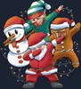 Dabbing Schneemann Elf Santa - Weihnachten Produktbild-Vorschau 3