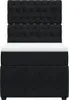 vidaXL Boxspringbett mit Matratze Schwarz 90x190 cm Samt Produktbild-Vorschau 4