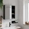 A modern bathroom scene featuring a mirrored cabinet above a sink. Produktbild-Vorschau