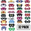 Superhelden Masken Set 32 Stš¹ck, Filz Gummiband, Produktbild-Vorschau 1