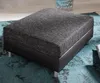 DELIFE Hocker Clovis B98 x T83 Schwarz Modul Kunstleder Produktbild-Vorschau 2