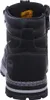Rear view of a black boot. Voir les images du produit