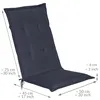 Beautissu Set di 6 cuscini per sedie da giardino Loft HL Anteprima dell’immagine prodotto 4