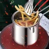 Frittierpfanne aus 304 Edelstahl, 1200 ml, mit Siebeinsatz, Produktbild-Vorschau 5