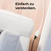 deleyCON 2m Stromkabel Verlängerungskabel mit Flachstecker Produktbild-Vorschau 5