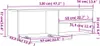 vidaXL TV skříňka šedá Sonoma 120x34x37 cm materiál na bázi Náhled obrázku produktu 8