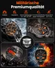2026 1000mAh Akku Militär Smartwatch für Herren 1.91" Produktbild-Vorschau 6