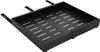A black telescopic drawer with ventilation slots, shown from a slightly elevated angle on a white background. Podgląd zdjęcia produktu