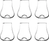 Six clear whiskey glasses are arranged in two rows of three on a white background. Náhľad obrázku produktu