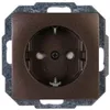 Kopp PARIS Schutzkontaktsteckdose, Palisander-Braun, Produktbild-Vorschau 6
