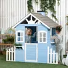 Outsunny Maison enfant exterieur cabane de jeu pour enfant Voir les images du produit 2