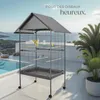 Cage à oiseaux 168 cm - gris anthracite Voir les images du produit 7