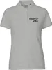 Huuraa Damen Polo Shirt Hebamme mit Herz M Sport Grey Bio Produktbild-Vorschau 1