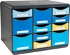 EXACOMPTA Schubladenbox STORE-BOX MULTI Bee Blue 11 Schübe Produktbild-Vorschau 3
