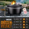 grillas® Dutch Oven Set 13,6 litra / garnek z nóżkami Podgląd zdjęcia produktu 3