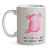 Mr. & Mrs. Panda Keramiktasse Axolotl Glücklich - Grau Produktbild-Vorschau 3