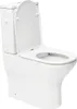 SAT Brevis spülrandlos Stand-WC Kombi-WC mit erhöhter Produktbild-Vorschau 3