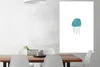 MuchoWow® Poster Pastell - Qualle - Illustration 80x120 cm Produktbild-Vorschau 2