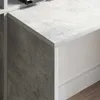 vidaXL Psací stůl betonově šedý 138,5 x 55 x 143 cm Náhled obrázku produktu 4