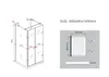 U-Duschkabine AVILO 90 x 90 x 195 cm ohne Duschtasse Produktbild-Vorschau 6