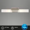 Applique da bagno Brilon 2x40W E14 IP20 nichel opaco Anteprima dell’immagine prodotto 7