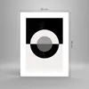 Poster - Poster ohne Rahmen - Abstraktion Rad Schwarz und Produktbild-Vorschau 4