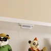 LED-Beleuchtung der SoBuy Wandvitrine FSB113-H-W mit Panda-Sammlerfiguren Productafbeelding-voorbeeld