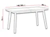 Rozkládací stůl do jídelny 140x80 cm AMES 6 - dub sonoma / Náhled obrázku produktu 3