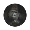 MuchoWow® Mauspad Mousepad Gorilla - Affe - Tiere - Schwarz Produktbild-Vorschau 1