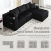 LVHOM Modulares Sofa mit Schlaffunktion, Ecksofa mit Produktbild-Vorschau 3