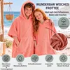 CalmyBEACH Frottee Badeponcho Kinder Bademantel  - Peach Produktbild-Vorschau 2
