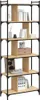 vidaXL Regál na knihy 6 políc Sonoma dub 76x32x192 cm Náhľad obrázku produktu 3