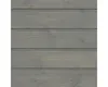 A close-up view of wooden planks with a gray finish. Produktbild-Vorschau