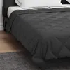 vidaXL Couette toutes saisons anthracite 200 x 220 cm Voir les images du produit 4